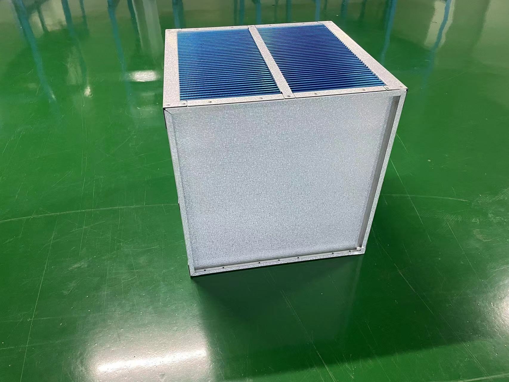 纵横流板翅式纸芯体铝箔显热交换器