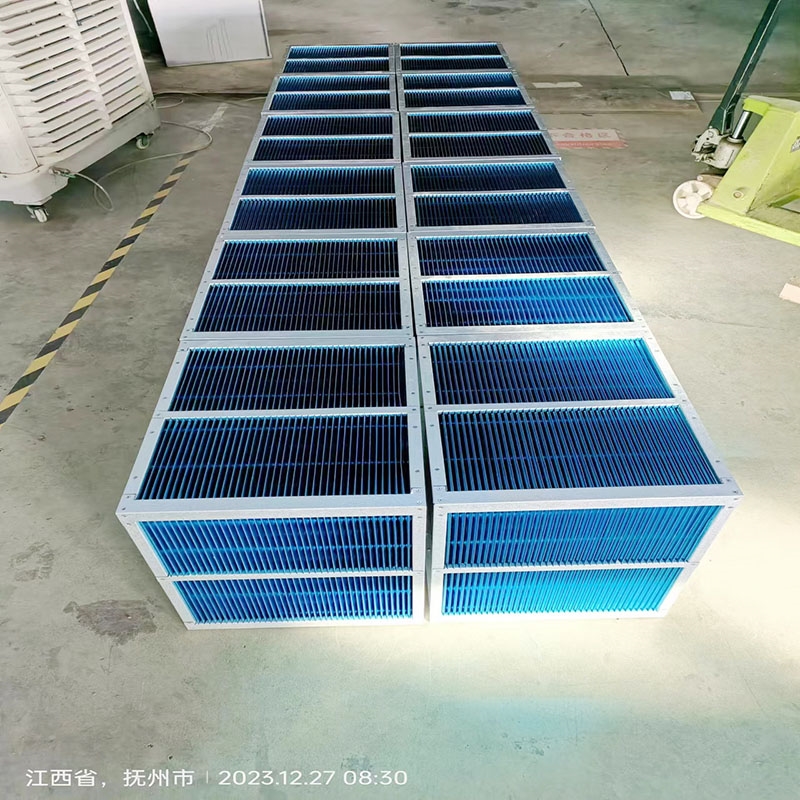 逆流板翅式换热芯体铝箔余热回收器